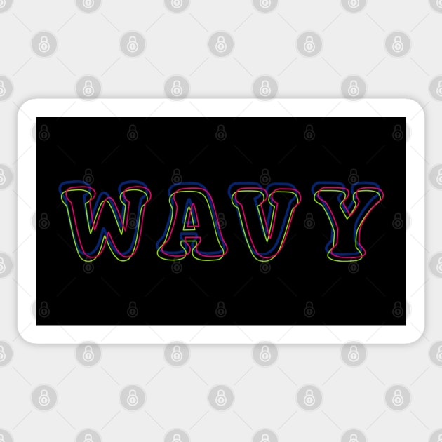 NEON LSD WAVY AESTHETIC Sticker by JWOLF